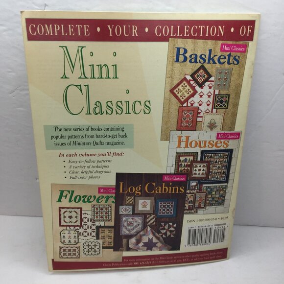 Vintage 1995 Chitra Publications Houses Mini Classics Quilt Pattern Design Book - Picture 9 of 9